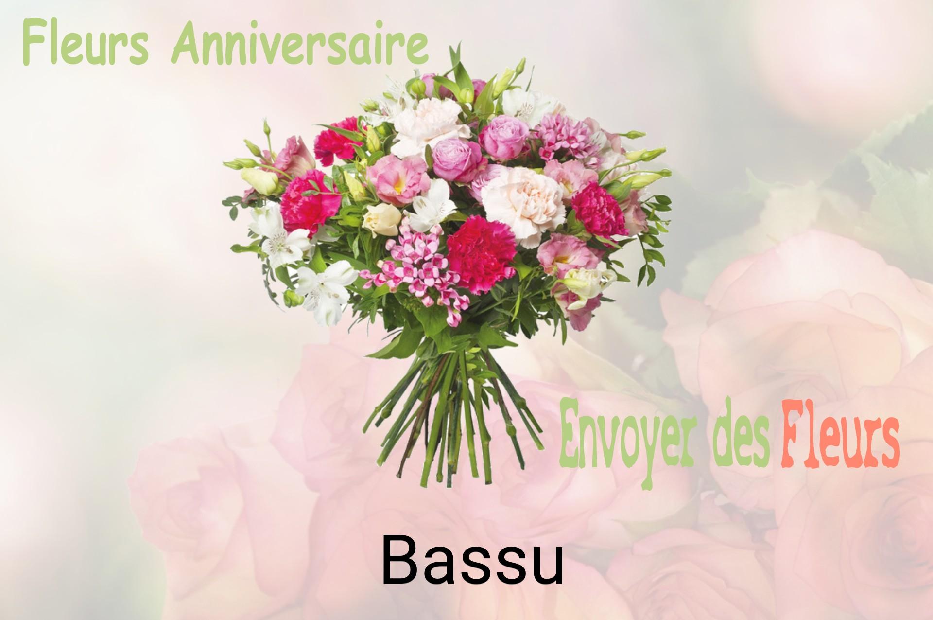 Bouquet de fleurs d’anniversaire livré à Bassu